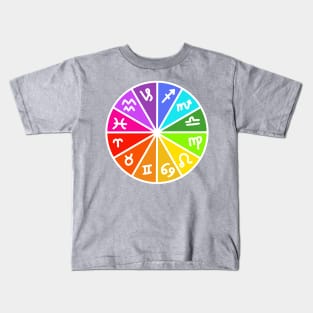 Zodiac Wheel Kids T-Shirt